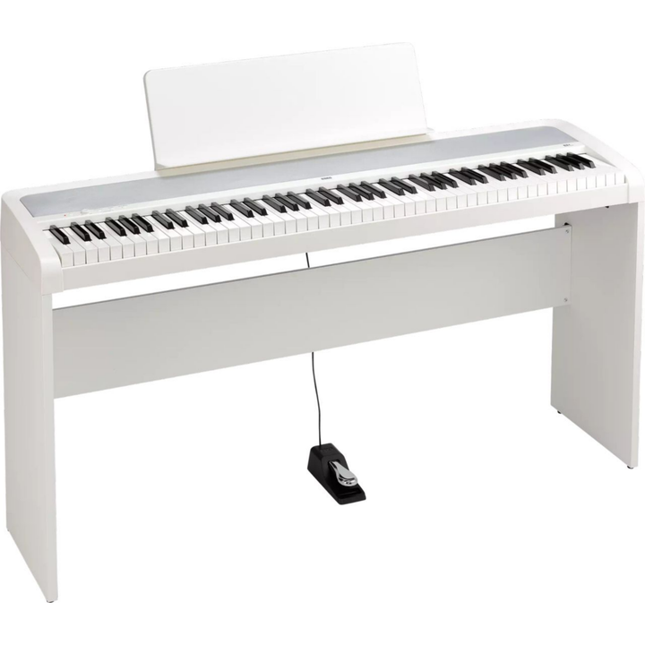 Korg B2PLUSSPWH 88-key Digital Piano with Stand - White
