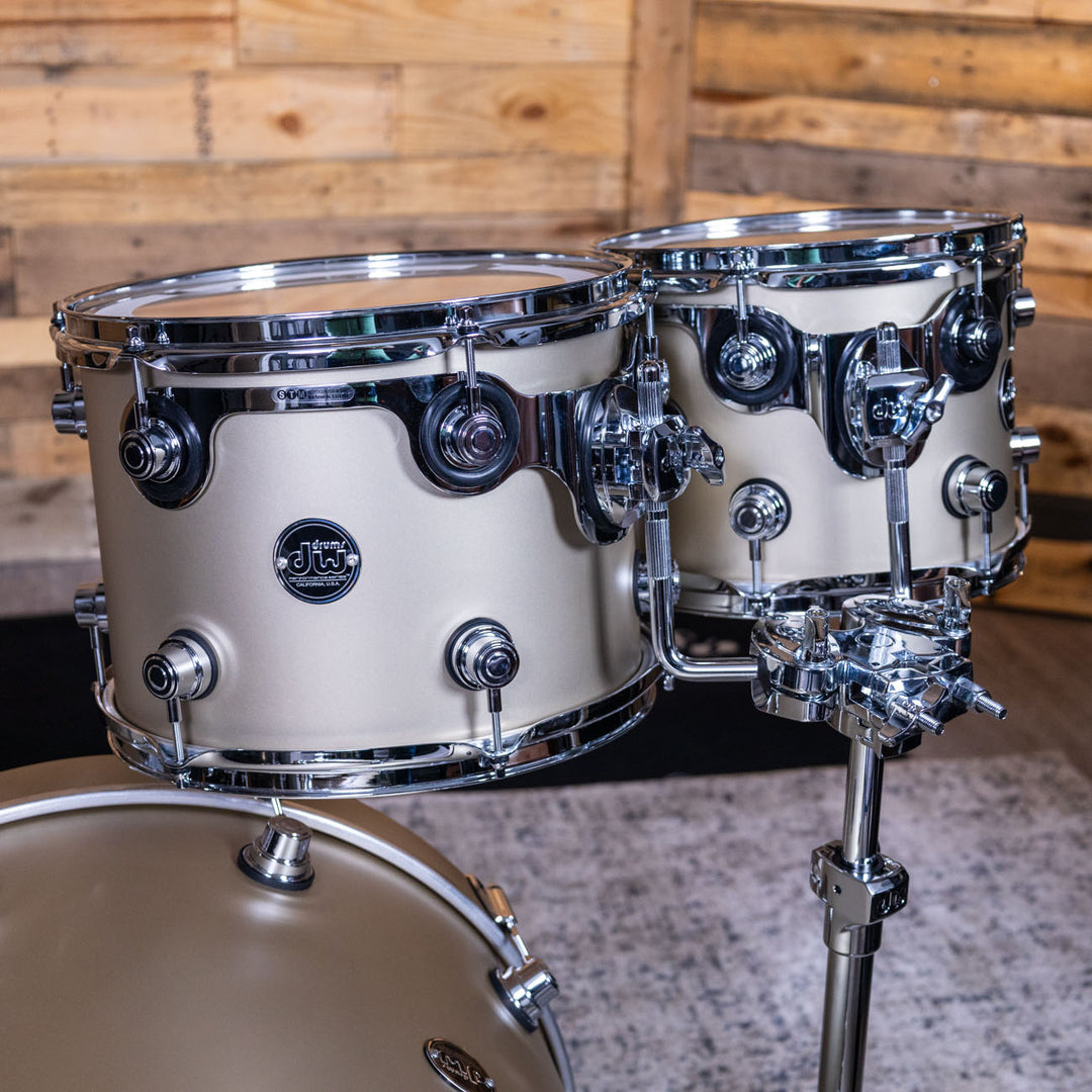 DW Performance Series 4-Piece Shell Pack - Hard Satin Lacquer - Gold Mist