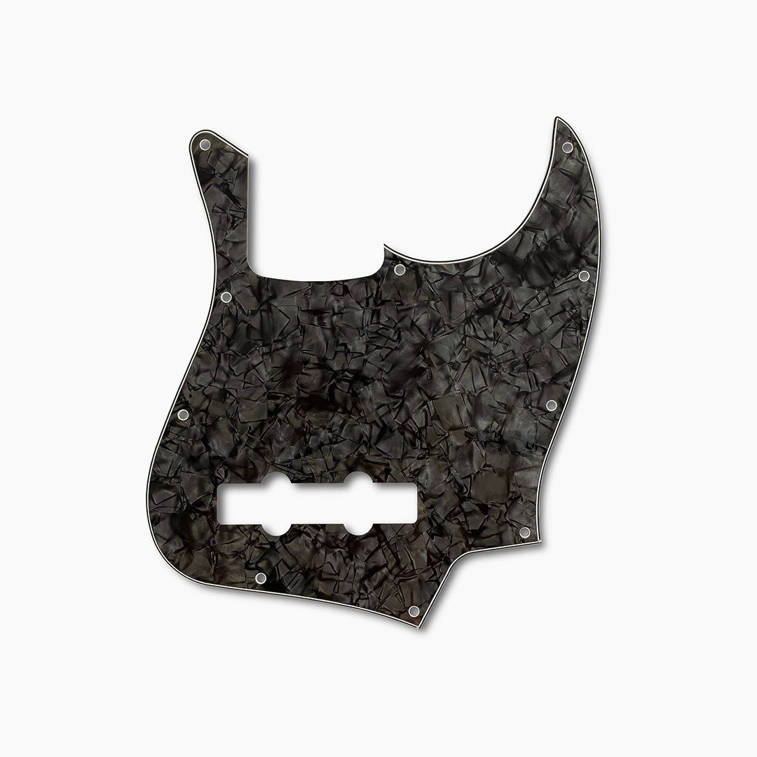 Allparts PG-0755 Pickguard for Jazz Bass® Dark Black Pearloid (DBP/W/B/W) .100