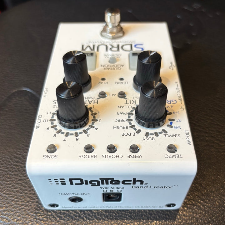 Digitech - SDRUM Strummable Drums Pedal w/ Box & Power Supply - USED
