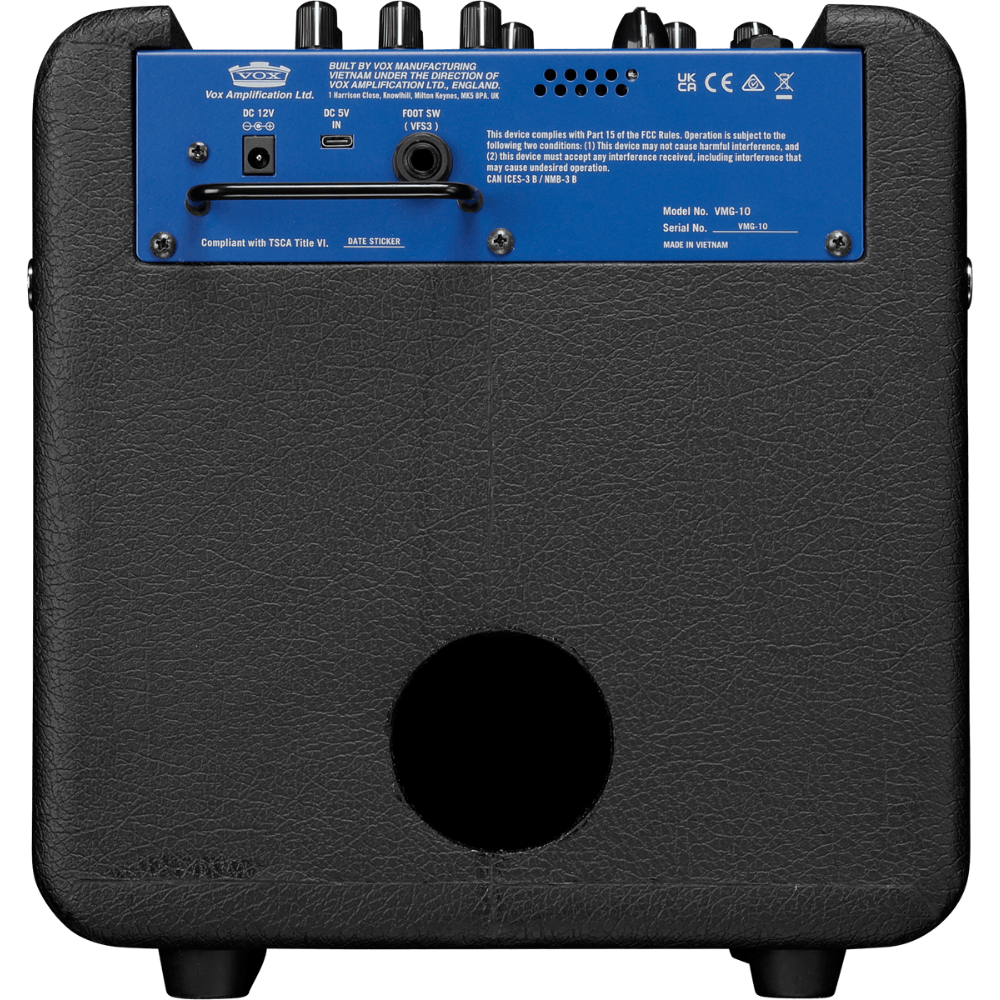 Vox VMG10BL LTD 10W Portable Modeling Amp - Cobalt Blue