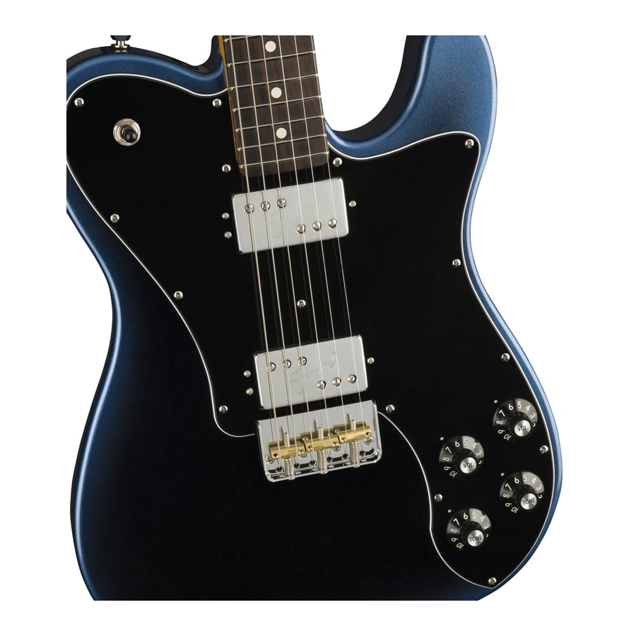Fender American Professional II Telecaster Deluxe Rosewood Fingerboard (Dark Night) Electric Guitar