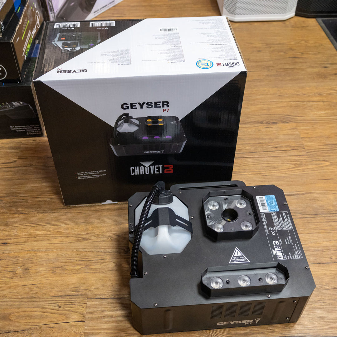 Chauvet DJ Geyser P7 RGBA+UV LED Fog Machine (Demo)