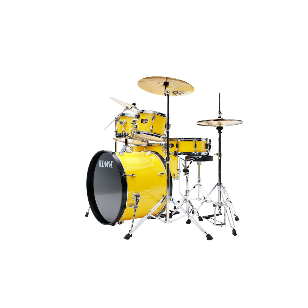 Tama IE62CELY Imperialstar 6-piece Complete Kit with Hardware (22,10,12,14,16,SD) - Electric Yellow
