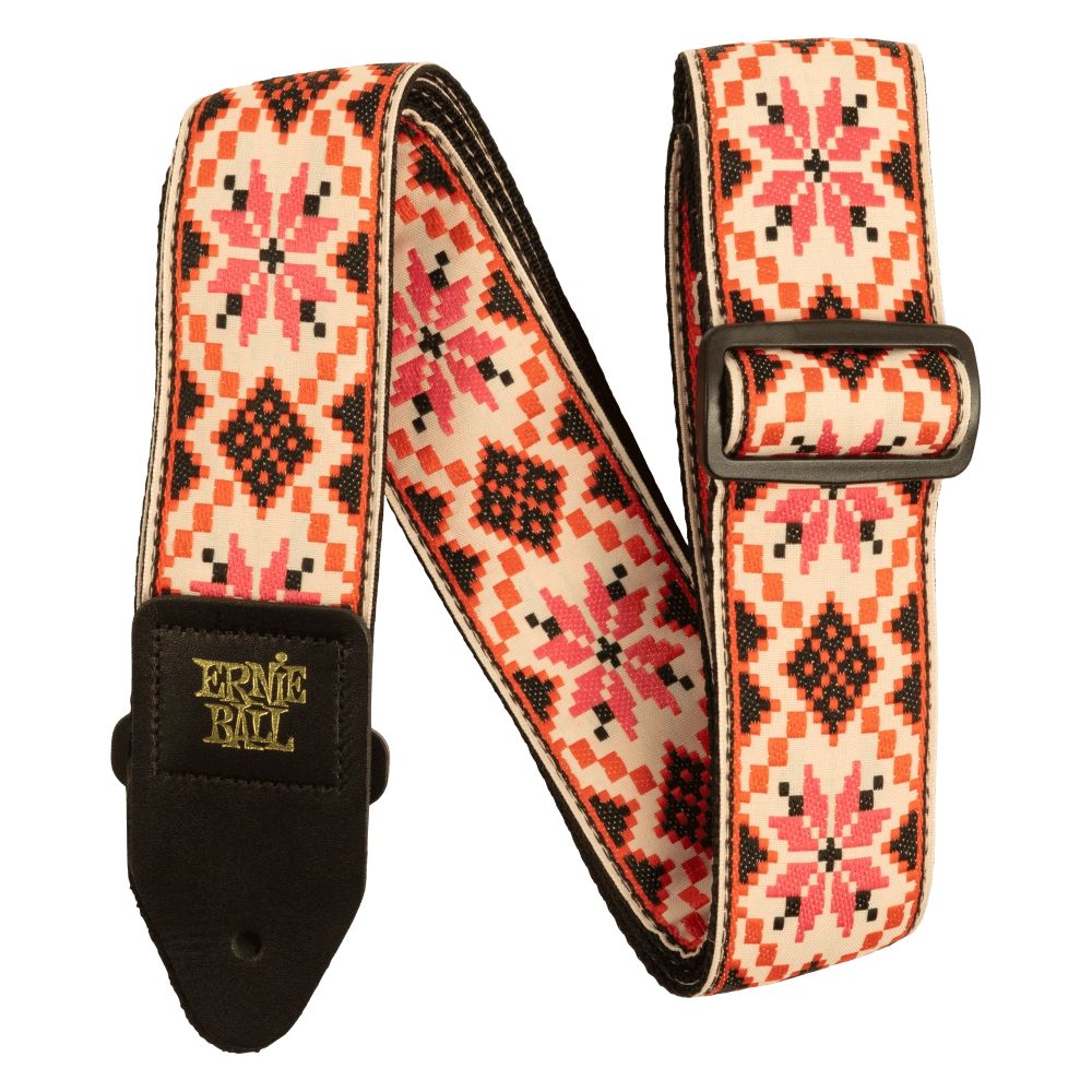 Ernie Ball Cinnamon Needlepoint Jacquard Strap