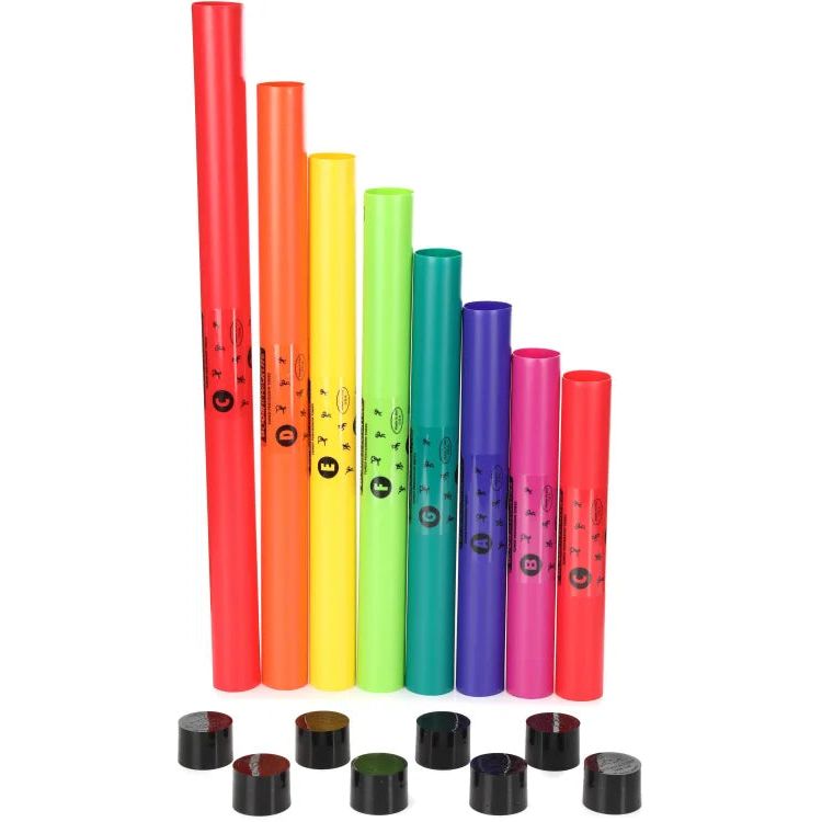 Boomwhackers BWDGOC8 CMaj Diatonic w/Octavator Caps