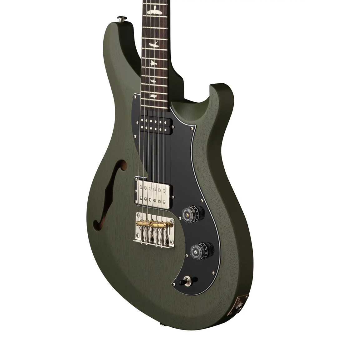 PRS S2 Vela Semi-Hollow Satin Electric Guitar with Gigbag - Matcha Green