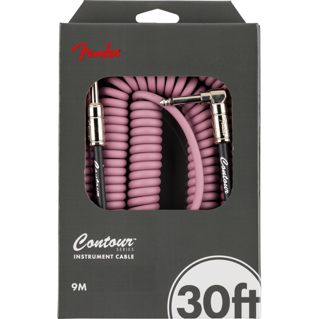 Fender  Contour 30' Coiled Cable - Burgundy Mist