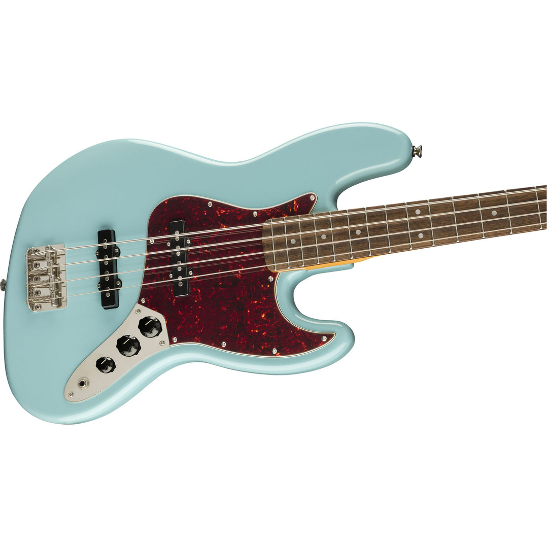 Squier Classic Vibe '60s Jazz Bass Laurel Fingerboard Electric Bass Guitar - Daphne Blue