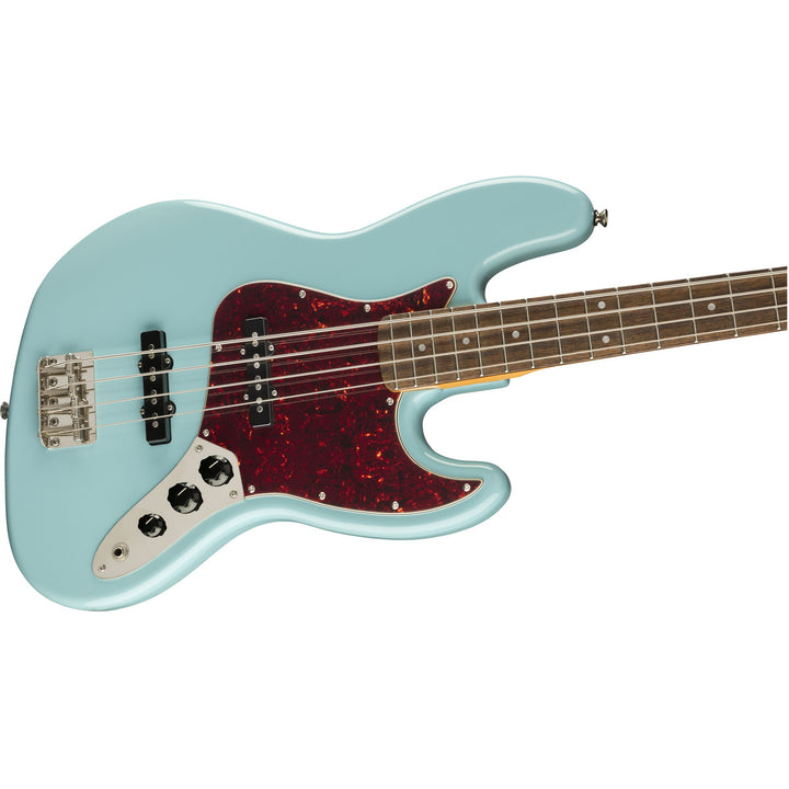 Squier Classic Vibe '60s Jazz Bass Laurel Fingerboard Electric Bass Guitar - Daphne Blue