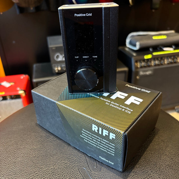 Positive Grid - RIFF Portable Guitar Interface for Desktop & ISO w/ Box - USED
