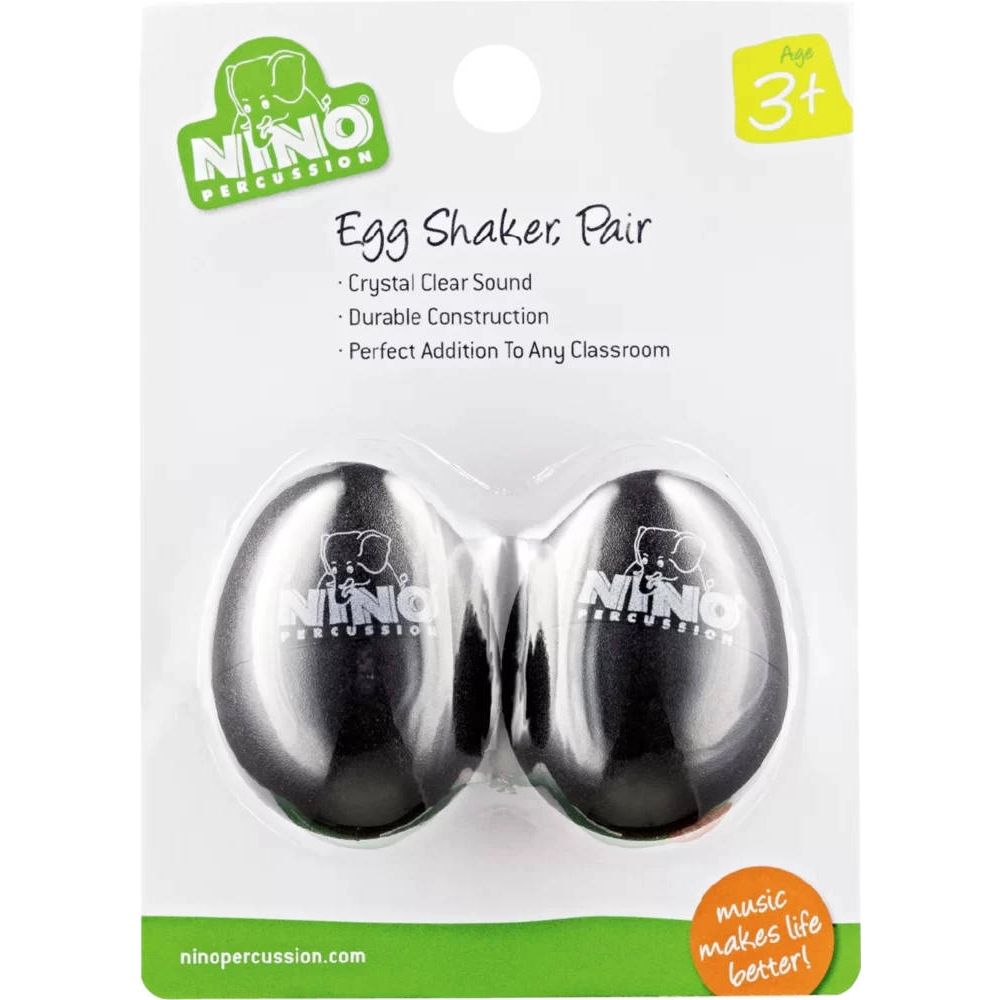 Meinl NINO Egg Shaker Pair - Black