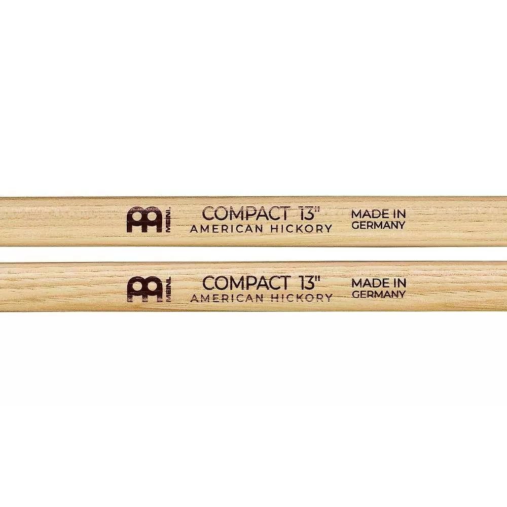Meinl SB139 Compact 13" Drumstick, Hickory, Medium, Oval tip, Pair