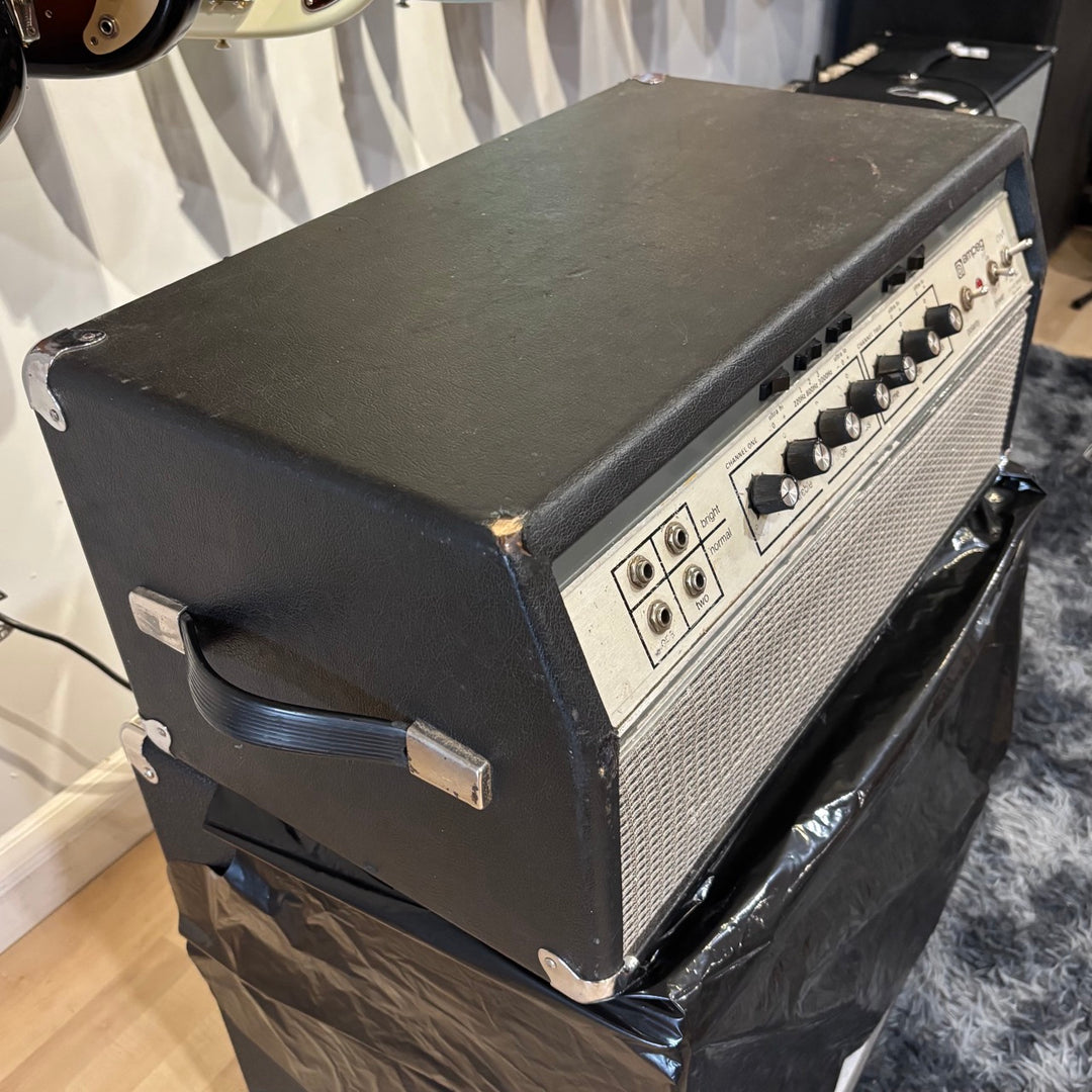 Vintage Ampeg - SVT 300 Watt Tube Bass Guitar Head ( Magnavox Era Blackline - 1973 ) - USED
