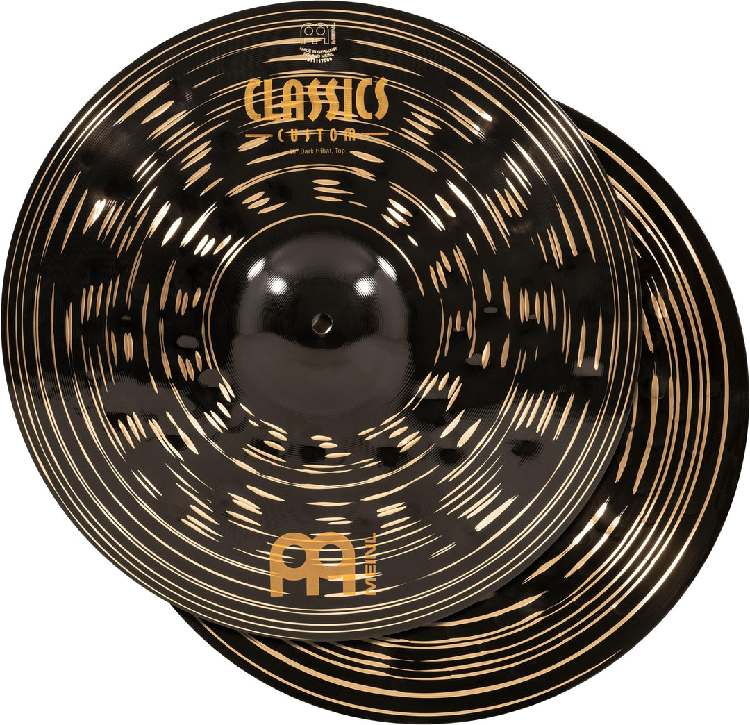 Meinl CC16DAH- Meinl 16" Classic Customs Dark Hi Hat