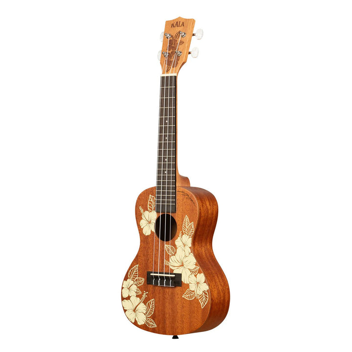 Kala KA-HIBISCUS-C-BAG Hibiscus Concert Ukulele w/Bag