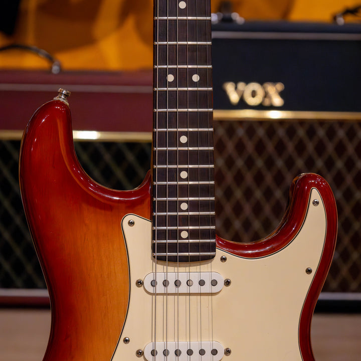 Fender - American SRS- HSS Strat Sienna Burst, ASH w/ Chainsaw Style Fender HD Case - 2007 - USED