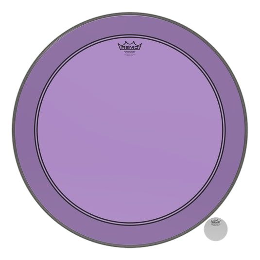 Remo P3-1324-CT-PU Bass, POWERSTROKE 3, COLORTONE, 24" Diameter, Purple
