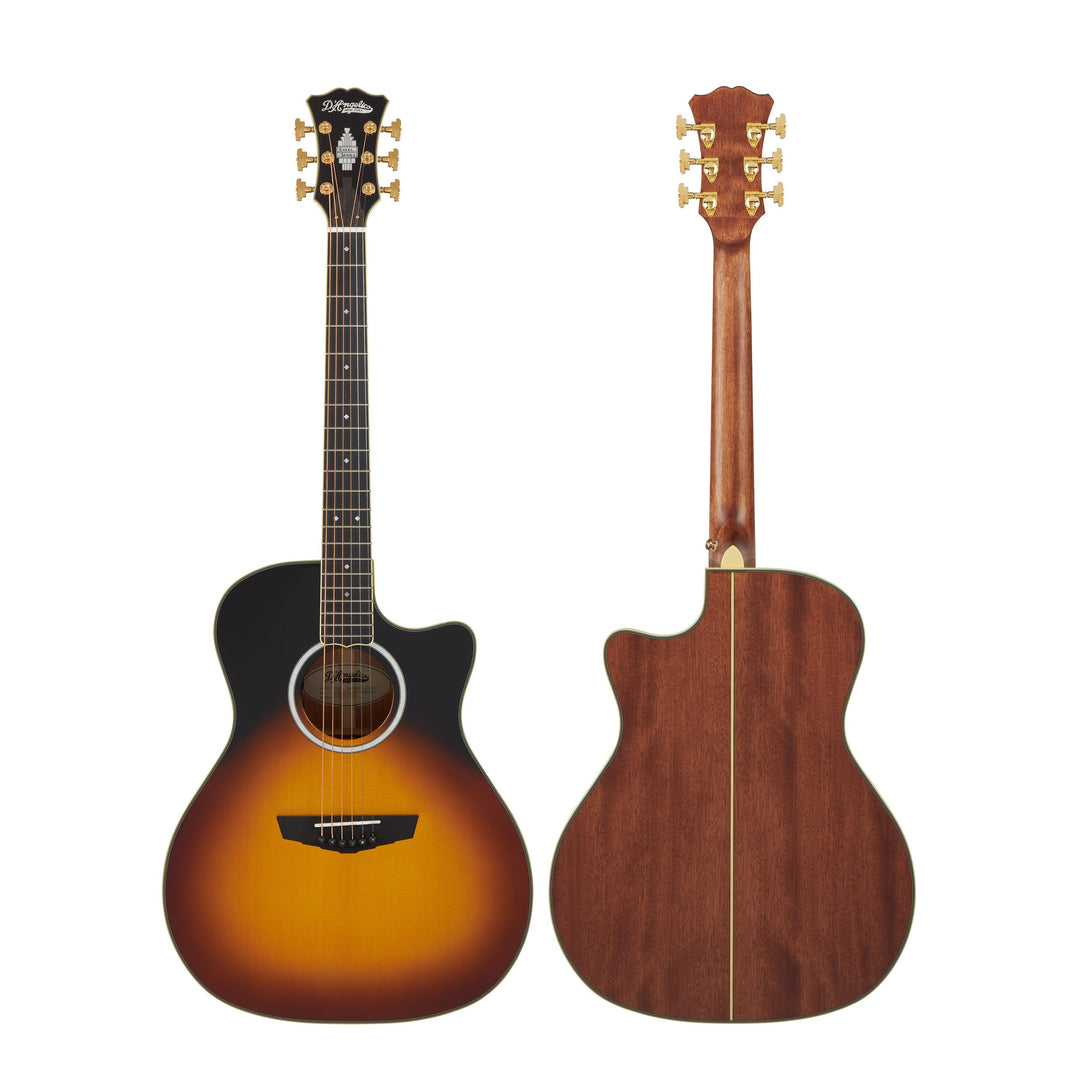 D'Angelico DAEG200VSNGP2 Gramercy Grand Auditorium CE Includes Hard Case - Vintage Sunset