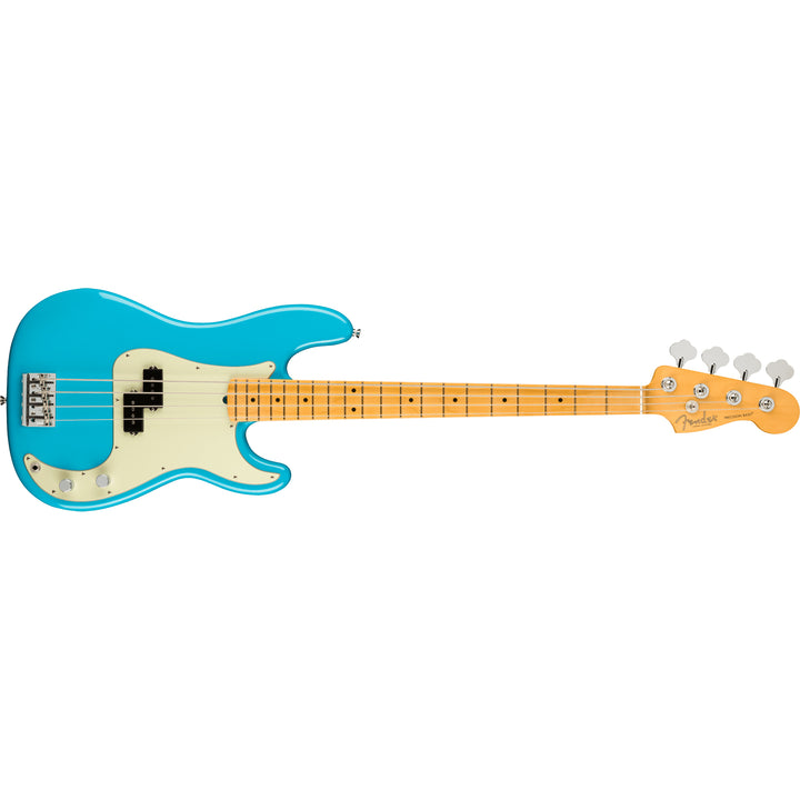 Fender American Professional II Precision Bass (Miami Blue) Electric Bass Guitar