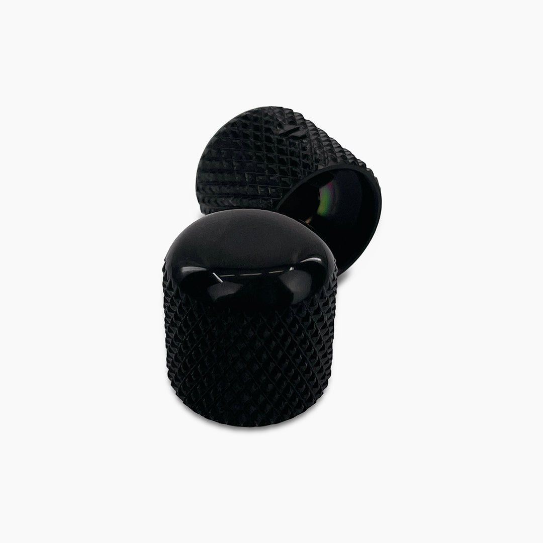 Allparts MK-0110-B03 Black Dome Knobs - 50 Piece Bulk Pack