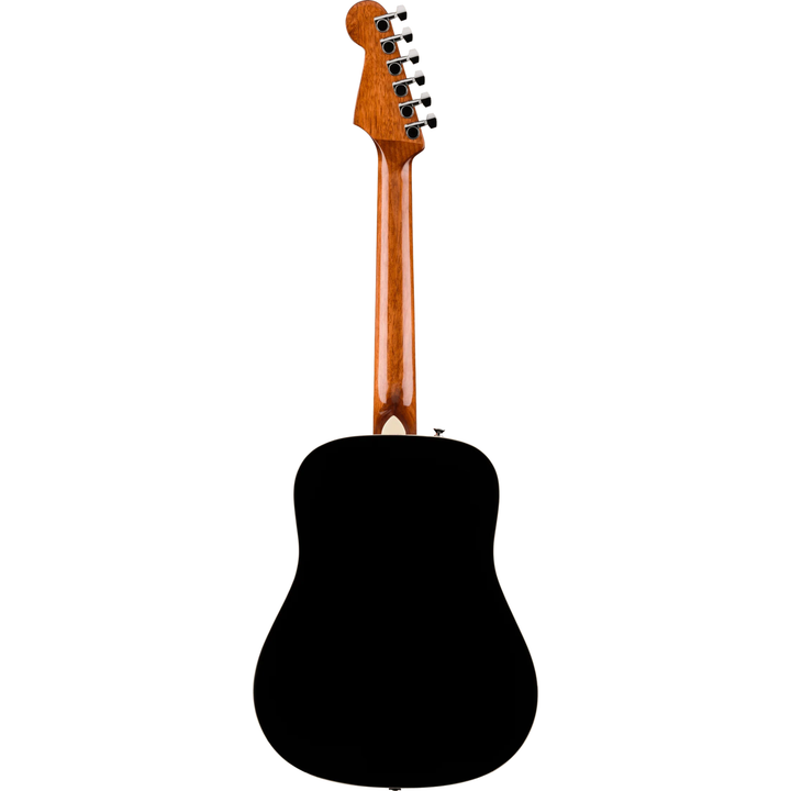 Fender CALIFORNIA STANDARD REDONDO MINI Acoustic Guitar With Gig Bag (Black)