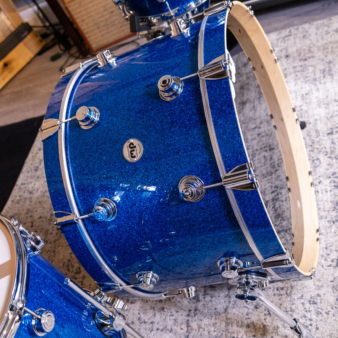 DW Collectors Series DR12161824-KIT Blue Glass Shell Pack 9X12,14x16,16x18,14x24