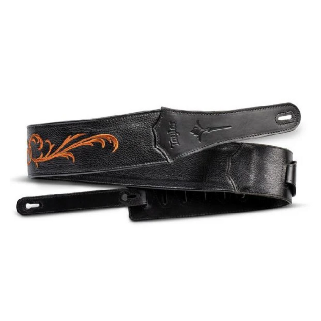 Taylor Nouveau Strap Black Leather 3"