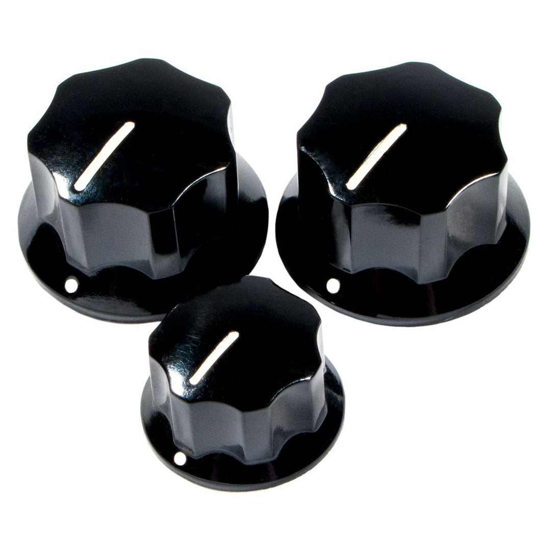 Fender Pure Vintage '60s Jazz Bass Knobs - Black