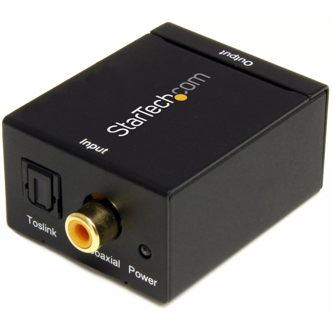 Startech SPDIF2AA SPDIF Digital Coaxial or Toslink Optical to Stereo RCA Audio Converter