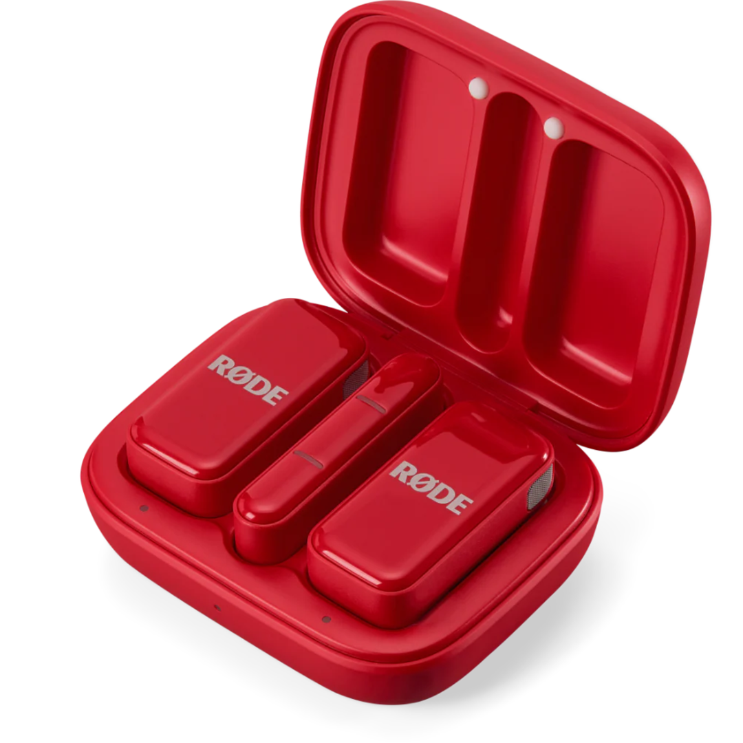 Rode WIRELESS MICRO Ultra-Compact Wireless Microphone USB-C (Red)