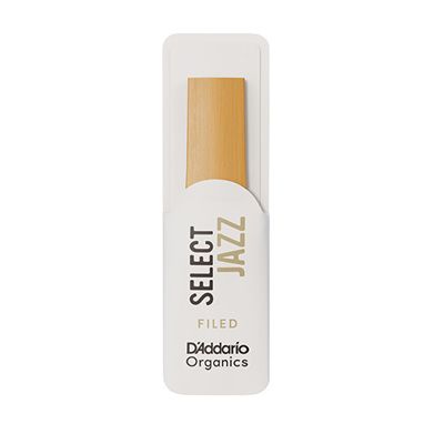 D'Addario Woodwinds ORSF10SSX3H Select Jazz, Soprano Saxophone - Filed, 3H, Box Of 10