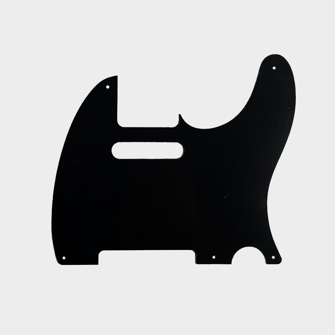 Allparts PG-0560 5-hole Pickguard for Telecaster® Black 1-ply .060