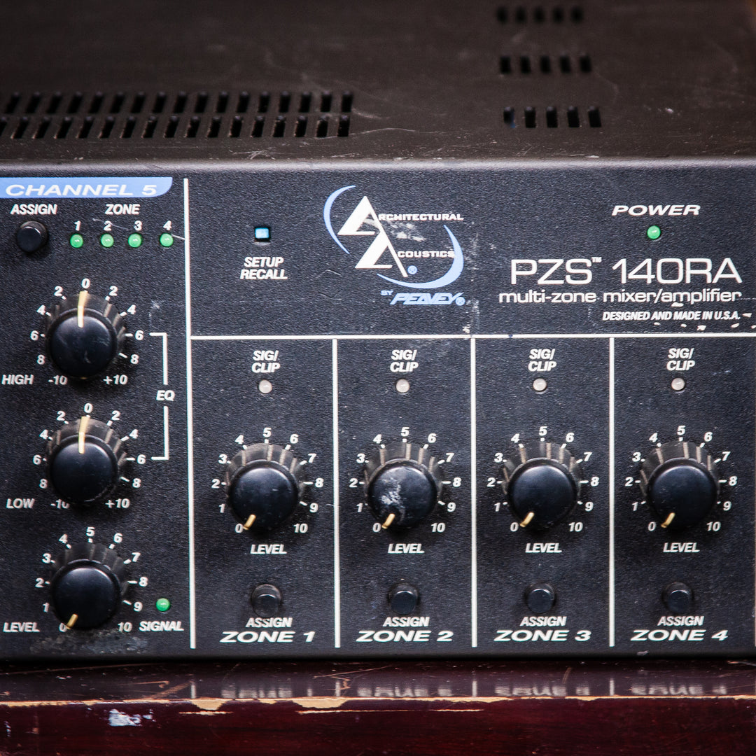 Peavey PZS 140RA Multi-zone Mixer / Amplifier (Used)