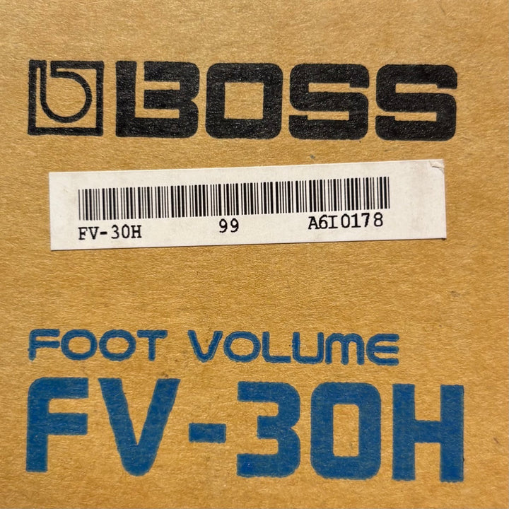 Boss - FV30H Volume Pedal  w/Factory Box & User Guide (High Impedance - 2018) - USED