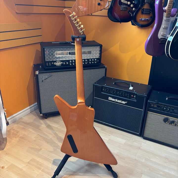 Epiphone - 58 Reissue Korina Explorer (Natural - Gold) w/ Gig Bag - 2022 - USED