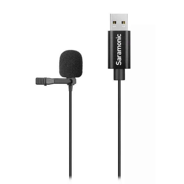 Saramonic SR-ULM10 Omnidirectional USB Lavalier Microphone - 6.5’ Cable