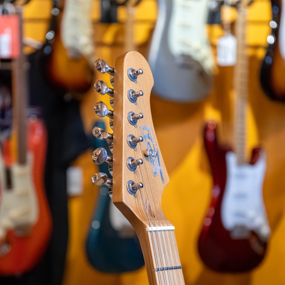 Jet Guitars - "JS-400" Roasted Maple HSS Strat Copy - "Lake Placid Blue" - (No Case Or Bag) - USED