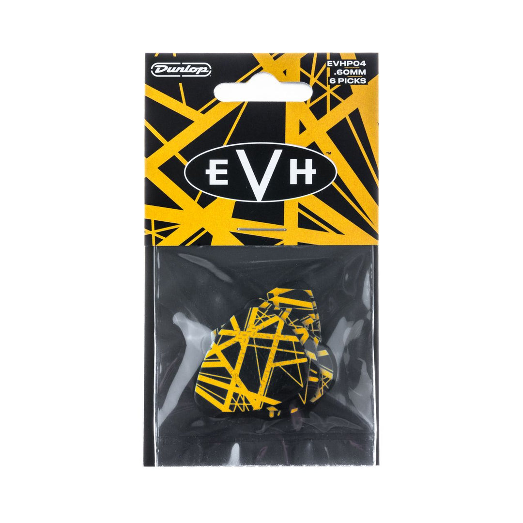 Dunlop EVH Black&Yellow Guit pick 6pk