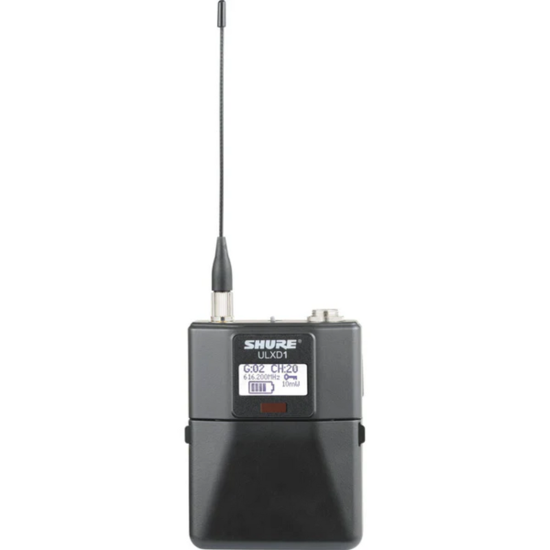 Shure ULXD1 Digital Wireless Bodypack Transmitter with 3-Pin LEMO (G57: 470 to 608 MHz)