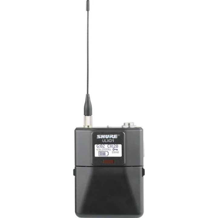 Shure ULXD1 Digital Wireless Bodypack Transmitter with 3-Pin LEMO (G57: 470 to 608 MHz)
