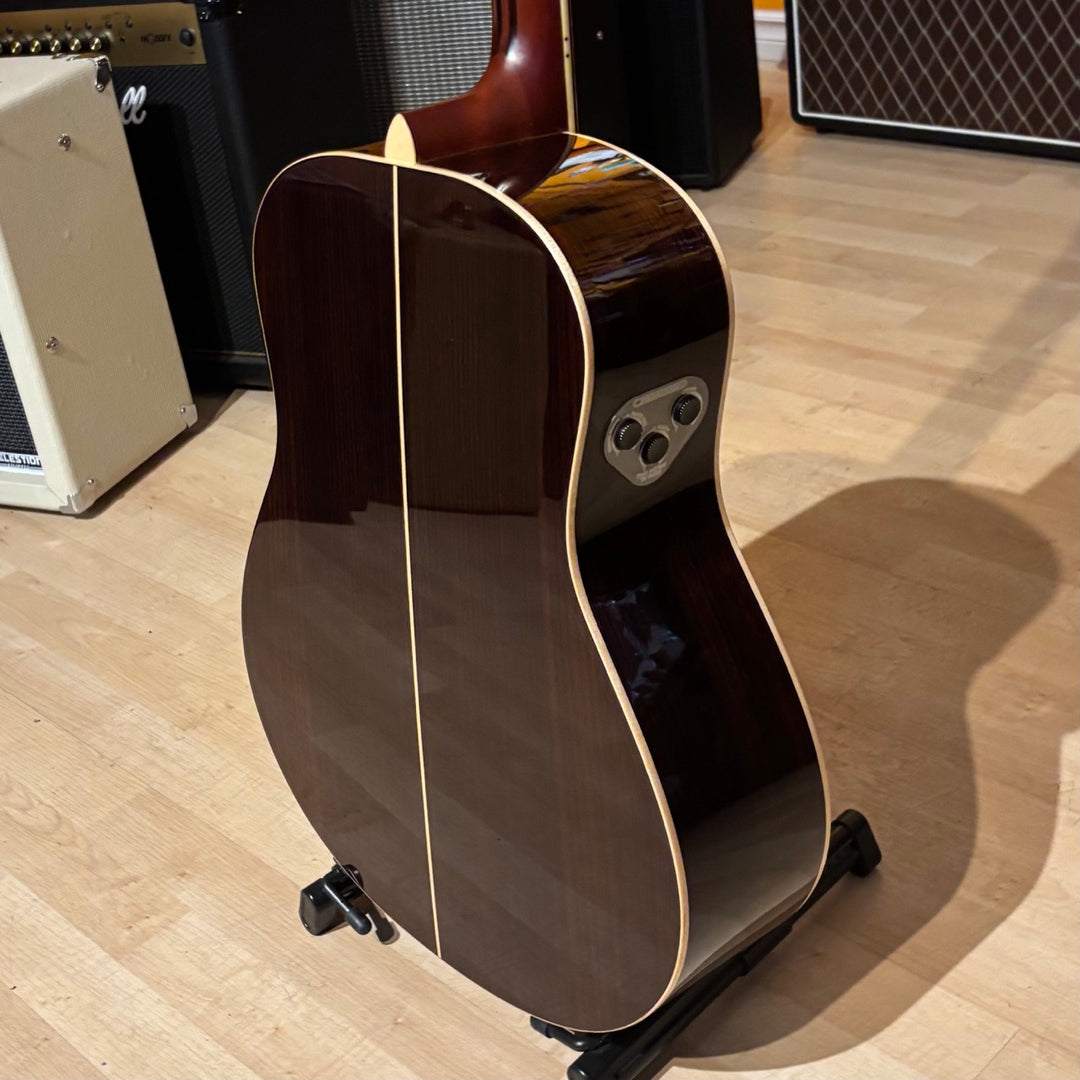 Yamaha - LLTA Trans Acoustic / Electric Dreadnought  w/FX (Vintage Amber Tint) - USED