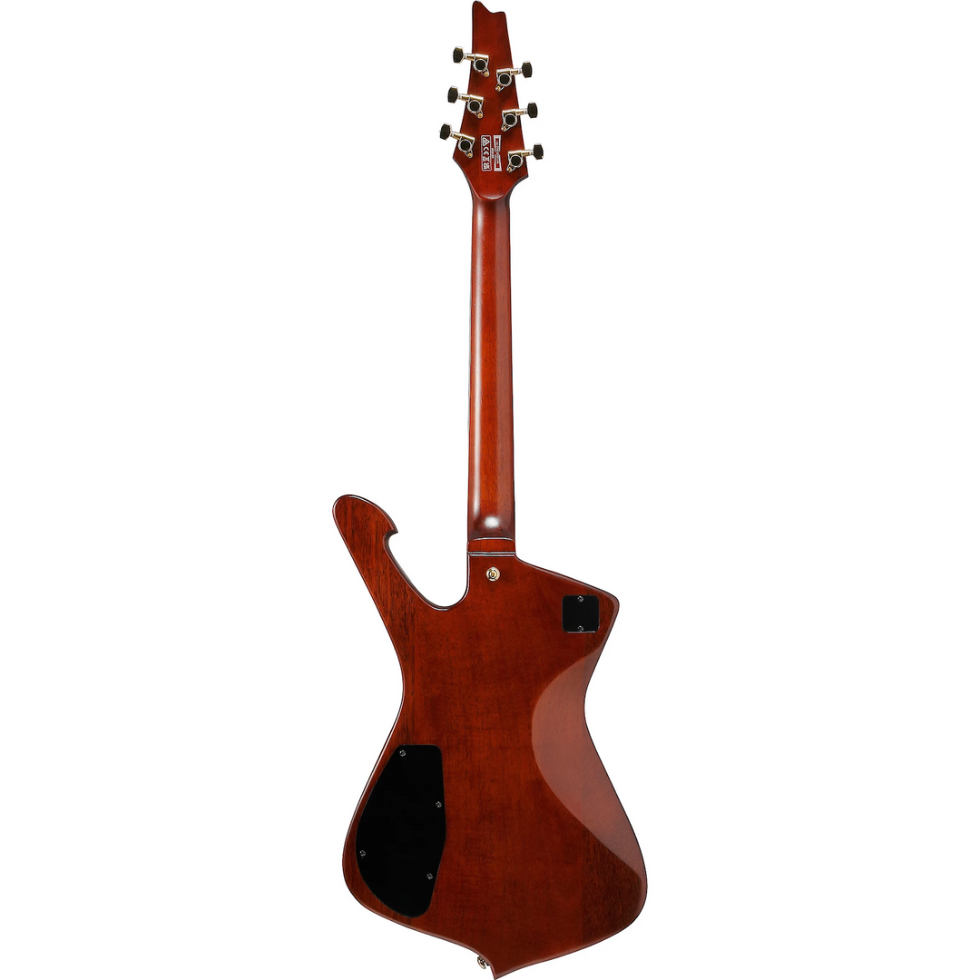 Ibanez IC420MFMCML Iceman Electric Guitar (Caramel Burst Low Gloss)