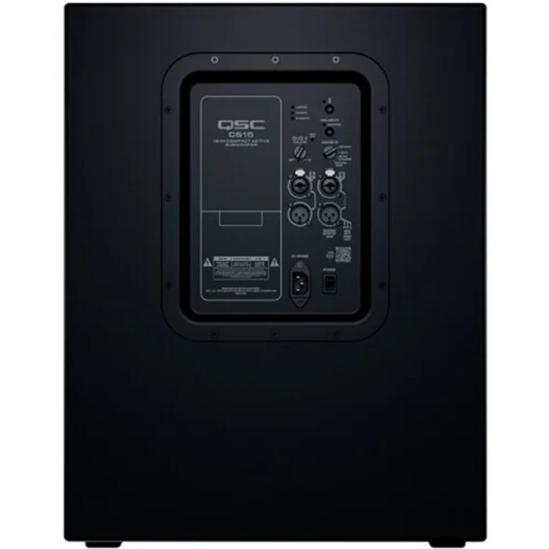 QSC CS15 15 Inch  2600W Compact Active Subwoofer w/ Bluetooth