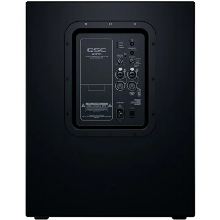 QSC CS15 15 Inch  2600W Compact Active Subwoofer w/ Bluetooth