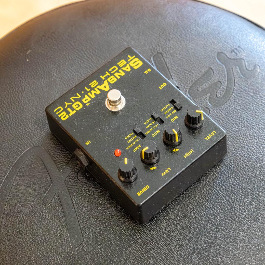 Tech 21 - Sans Amp GT2 Tube Amp Emulator Pedal w/ Tin Box  - Used