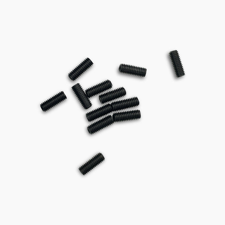 Allparts GS-0049 Hex Head Guitar Bridge Height Screws Black