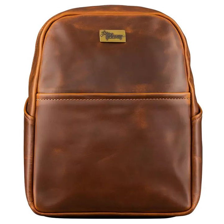 Gibson LIFTON-BKP-BRN Lifton Leather Backpack, Brown
