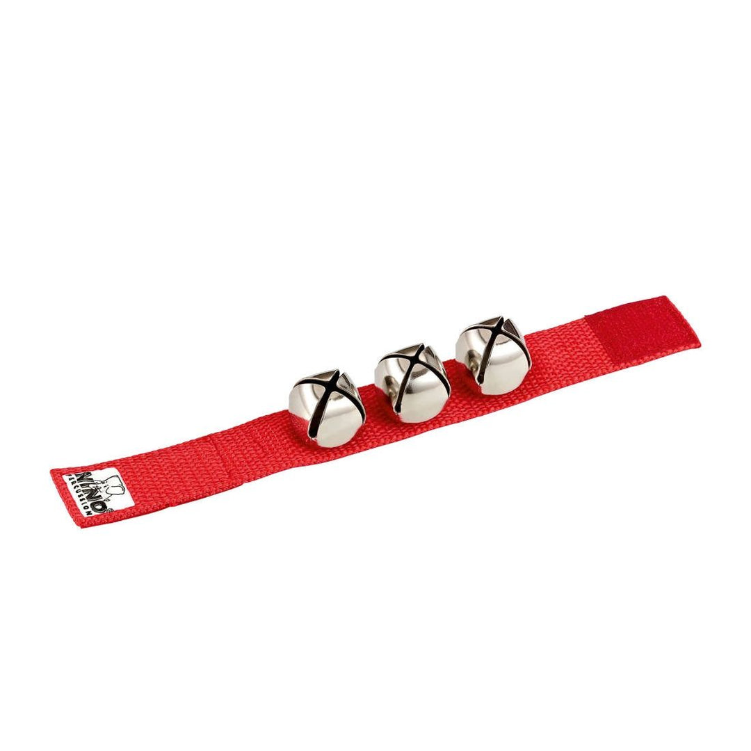 Meinl Nino Wrist Bells with 9 inch Strap - Red