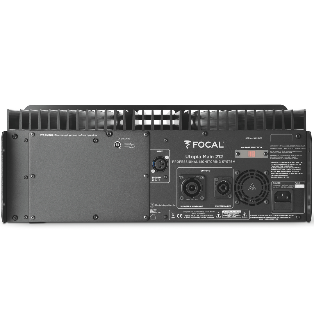Focal FOBSBEUM2124B003 Bundle Utopia Main 212 BE - Pair, Black